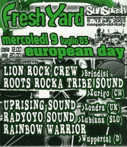 Lion Rock Hi-Fi al Rototom Sunplash nel 2003 - Fresh Yard 